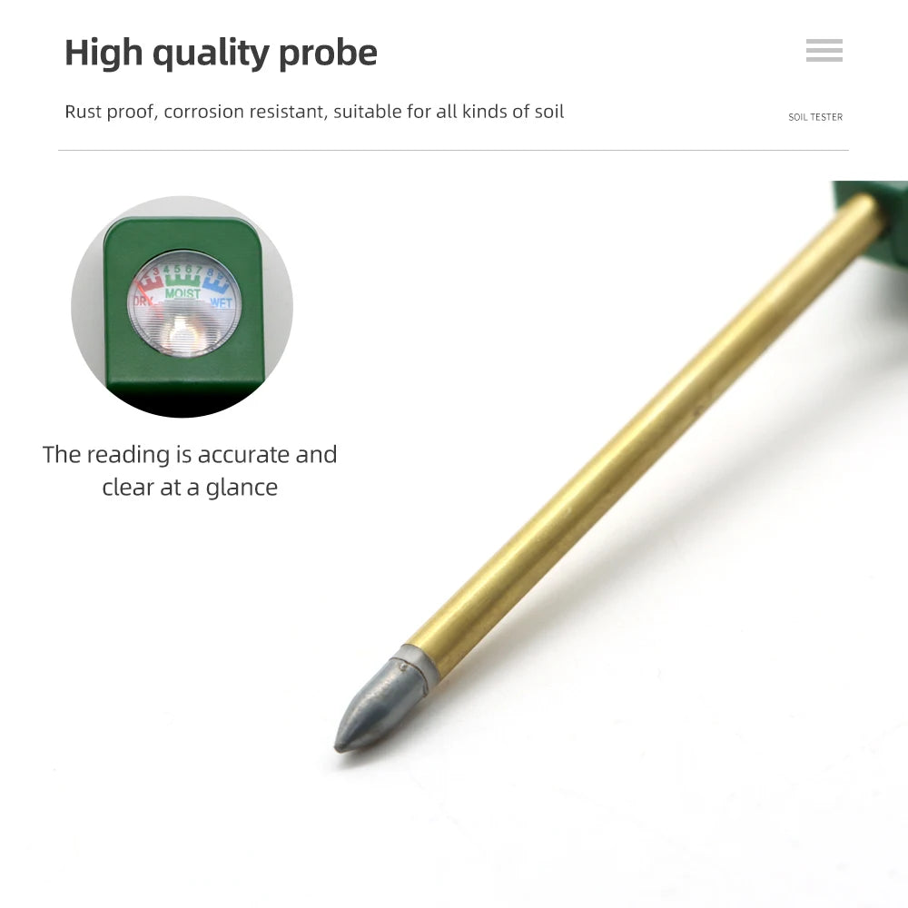 Mini Soil Moisture Meter — Plant Health Monitor