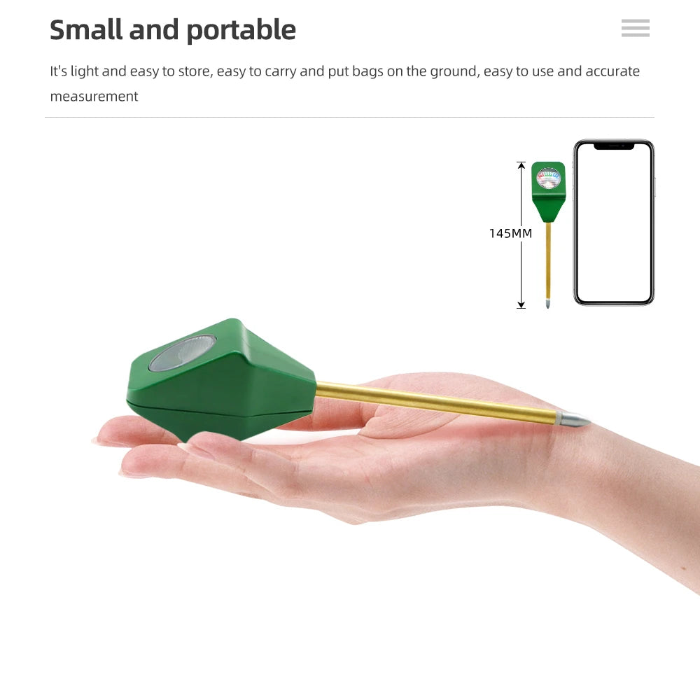 Mini Soil Moisture Meter — Plant Health Monitor