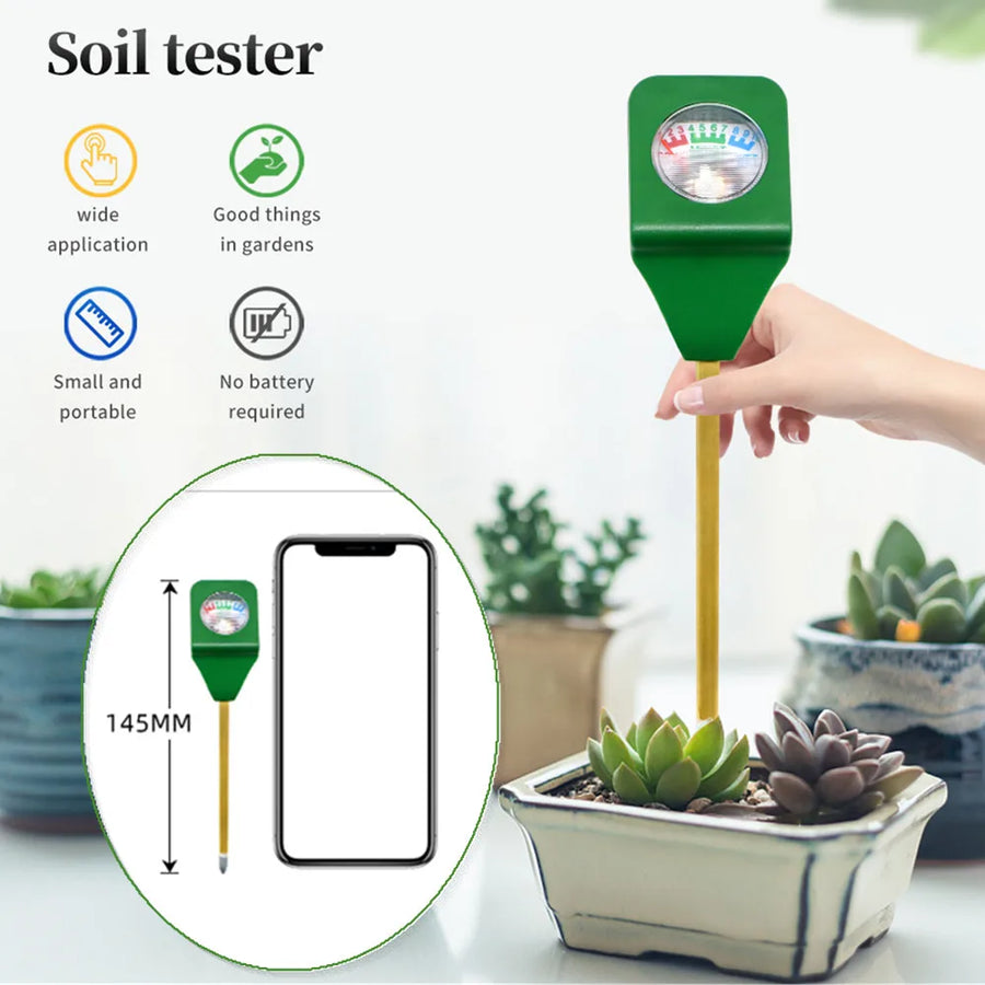Mini Soil Moisture Meter — Plant Health Monitor