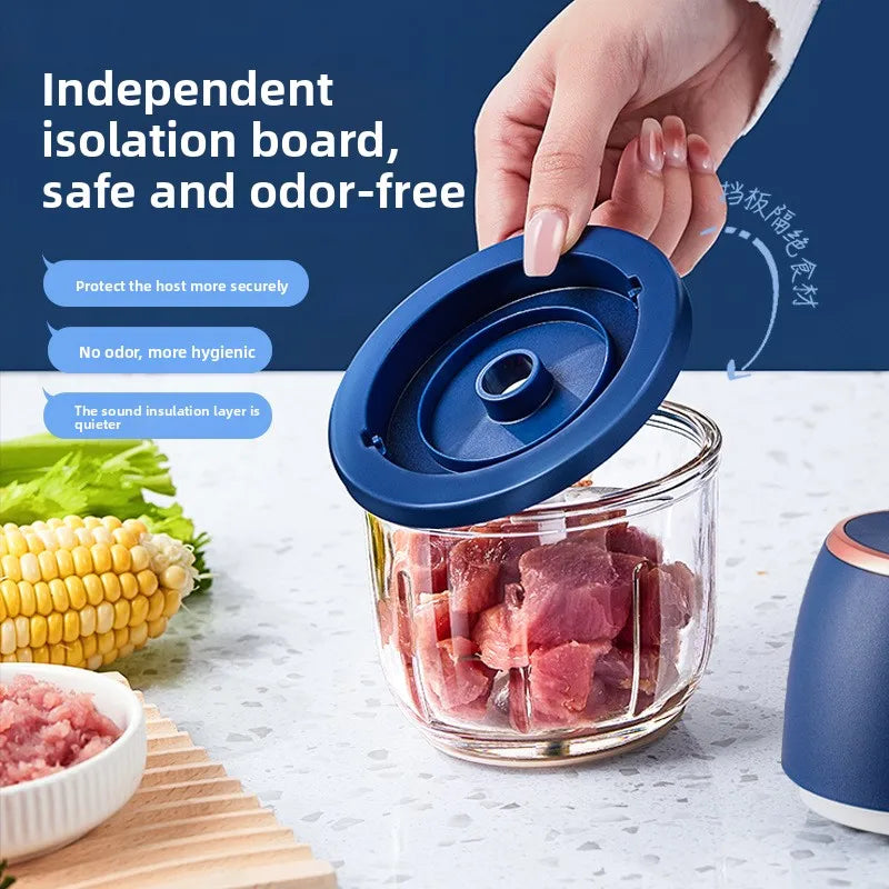 Electric Meat Grinder 350ML — Fast & Powerful