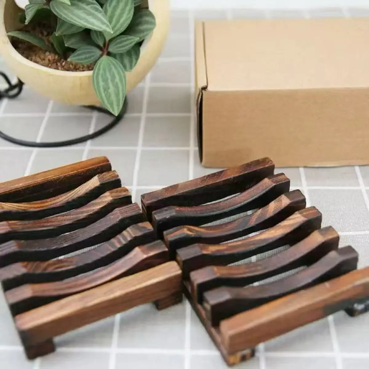 Natural Bamboo Soap Dish — Eco-Friendly Bathroom Accessory