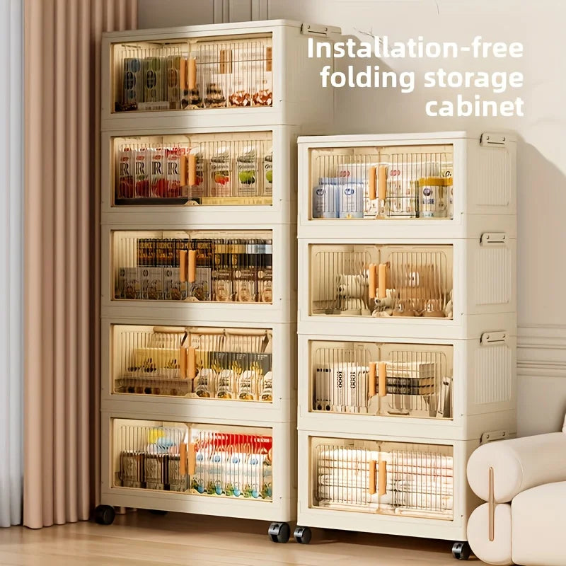 Foldable Multi-Tier Cabinet Organizer — 3/4/5 Tier
