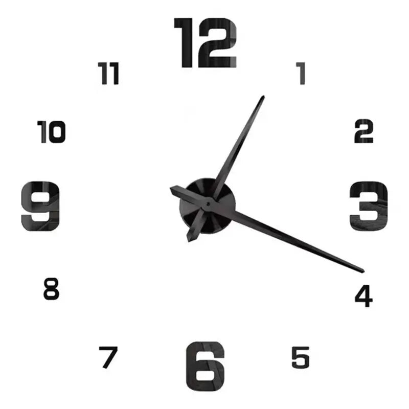 Modern Large Wall Clock — Silent & Stylish Home Decor