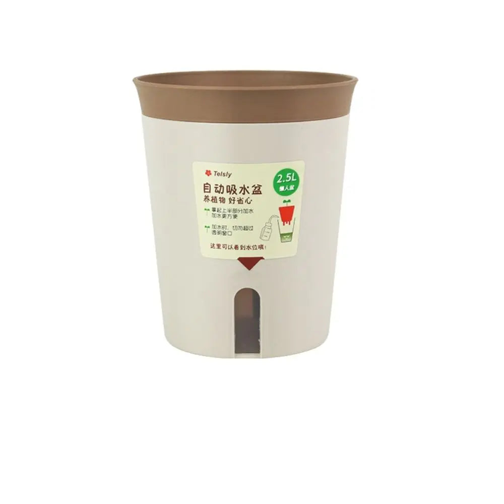 Self-Watering Planter — Lazy Hydroponic Flower Pot