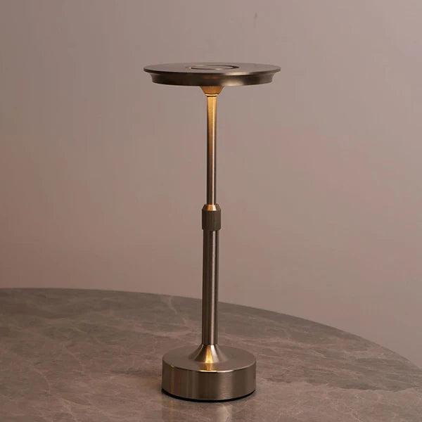 Retro Portable Rechargeable Touch Desk Lamp — Warm Glow