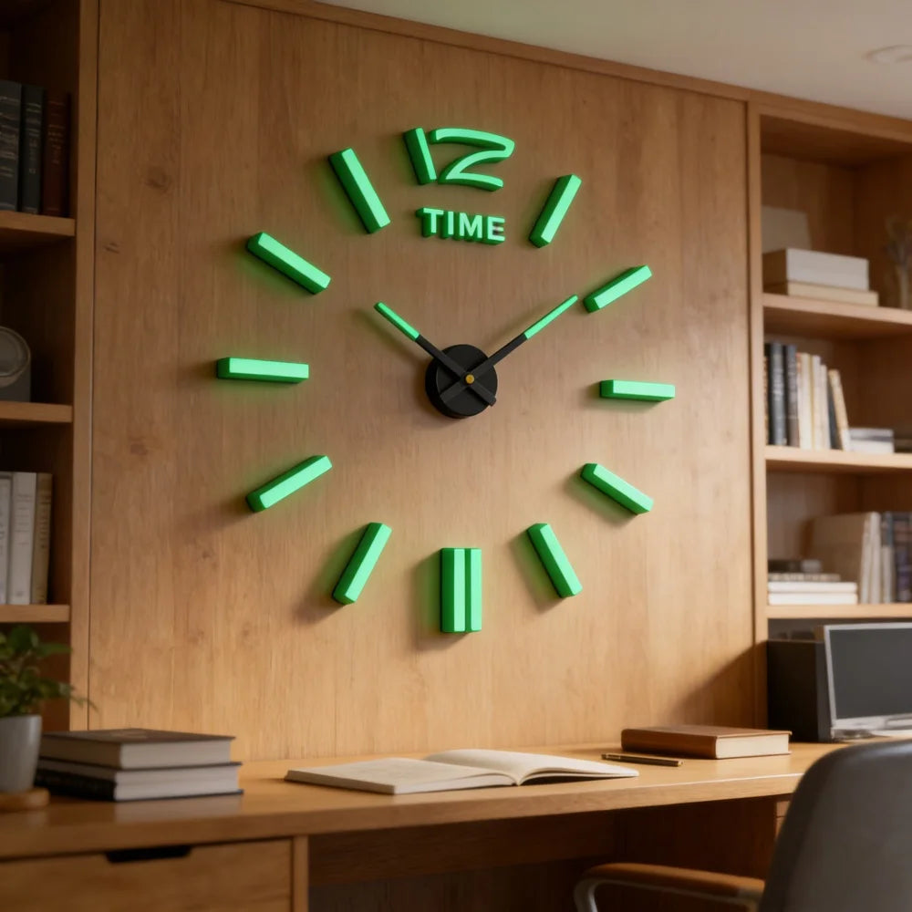 Modern Large Wall Clock — Silent & Stylish Home Decor