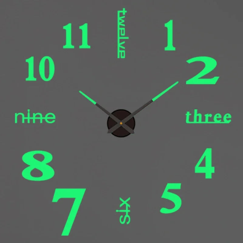 Modern Large Wall Clock — Silent & Stylish Home Decor