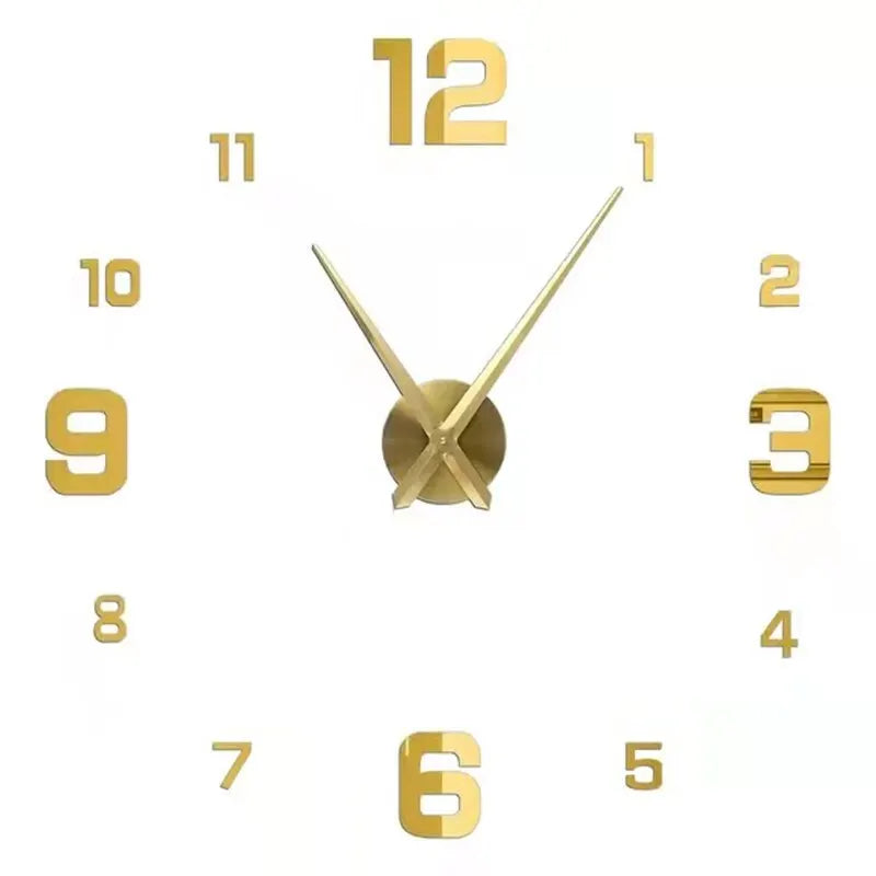 Modern Large Wall Clock — Silent & Stylish Home Decor