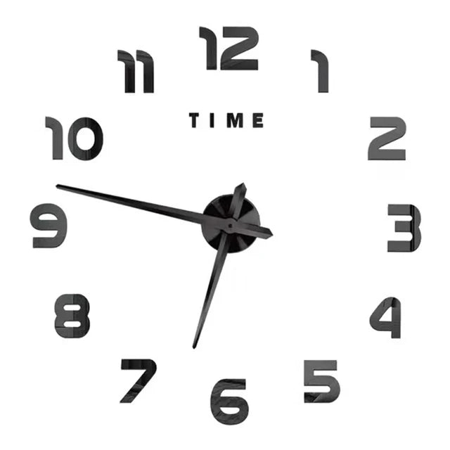 Modern Large Wall Clock — Silent & Stylish Home Decor