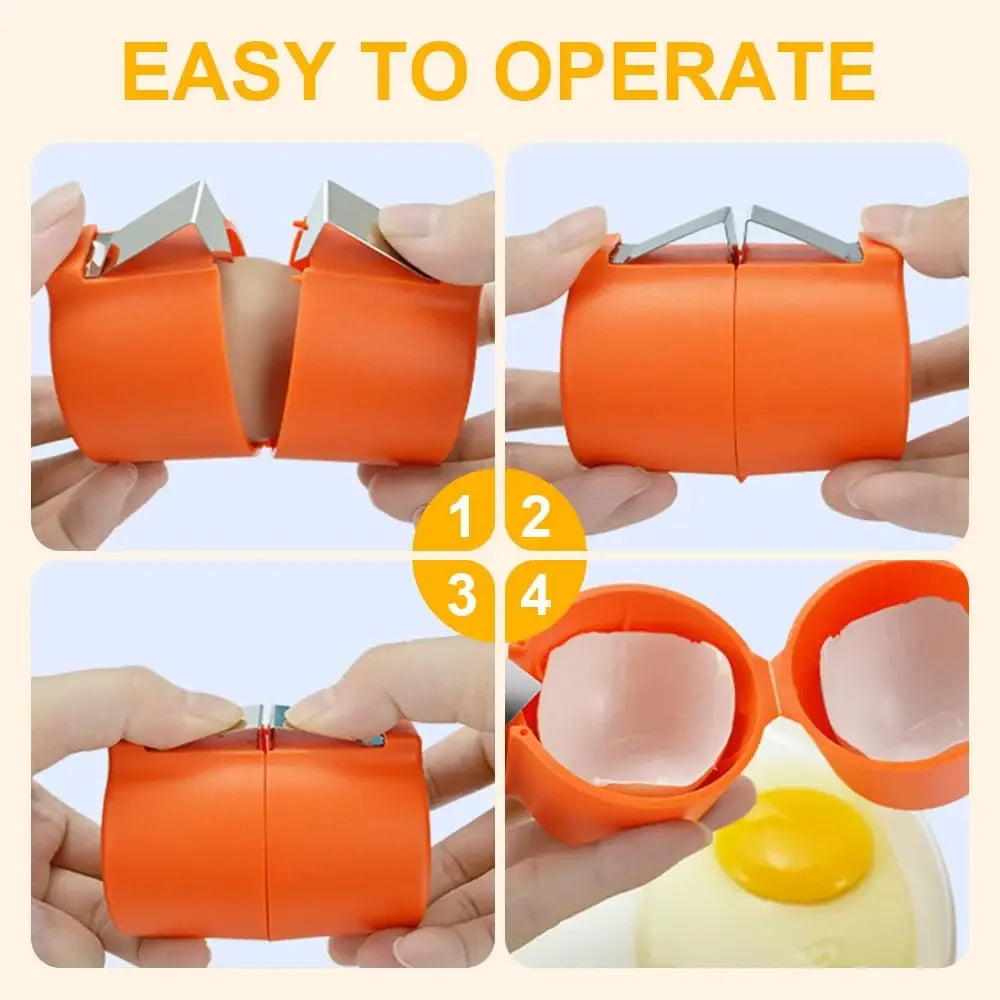 Multifunctional Egg Shell Opener — Clean & Precise