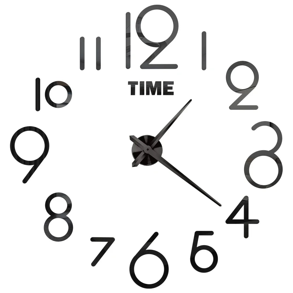 Modern Large Wall Clock — Silent & Stylish Home Decor