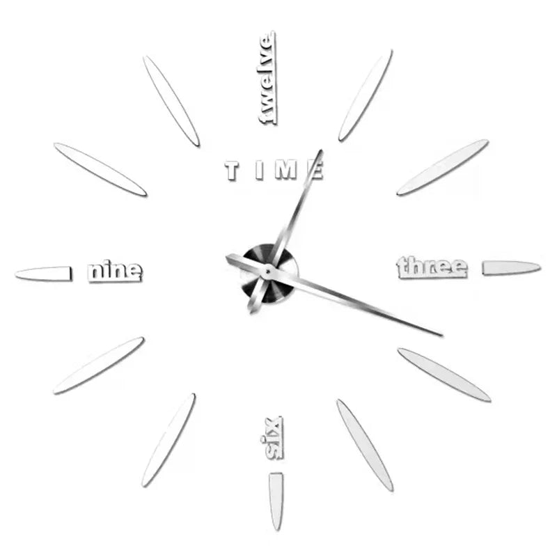 Modern Large Wall Clock — Silent & Stylish Home Decor