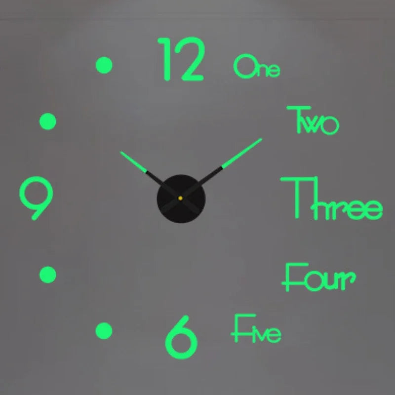 Modern Large Wall Clock — Silent & Stylish Home Decor