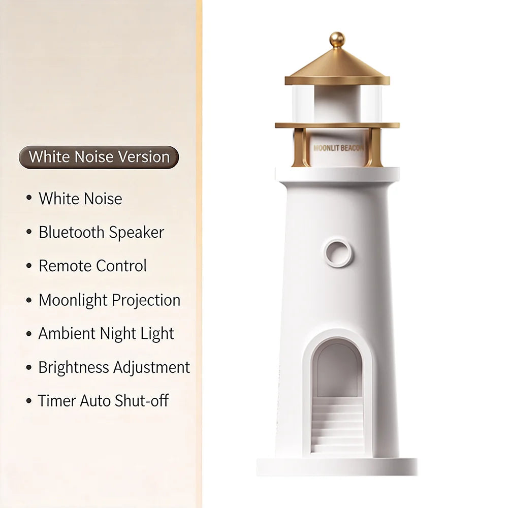 Moon Lamp Projection Lighthouse — Ambient Night Light