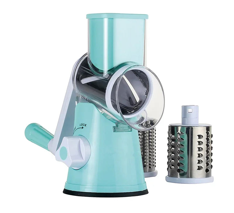 Manual Rotary Cheese Grater — Fast & Easy