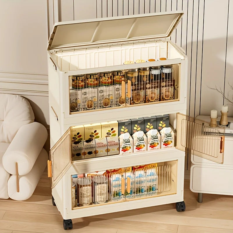 Foldable Multi-Tier Cabinet Organizer — 3/4/5 Tier