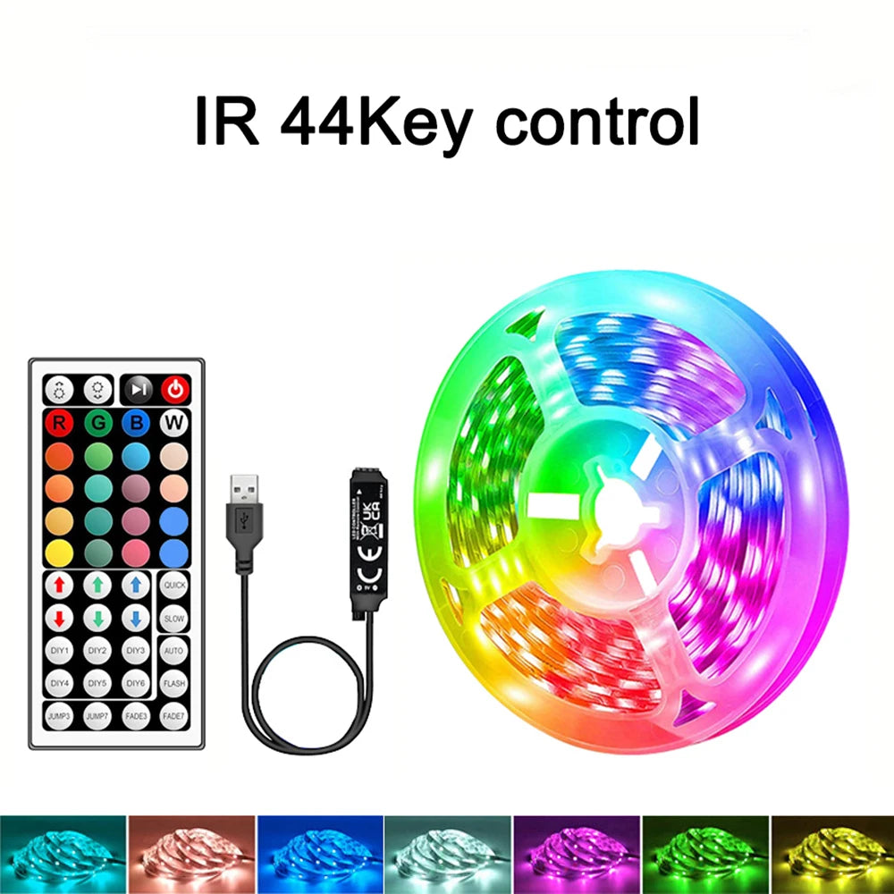 LED Strip Lights 1-40M — RGB Color Changing with Remote