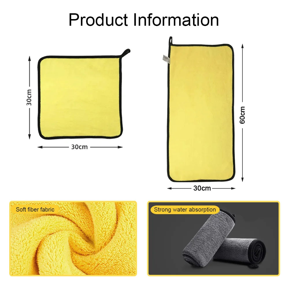 Microfiber Cleaning Towels — Ultra Absorbent Multi-Pack