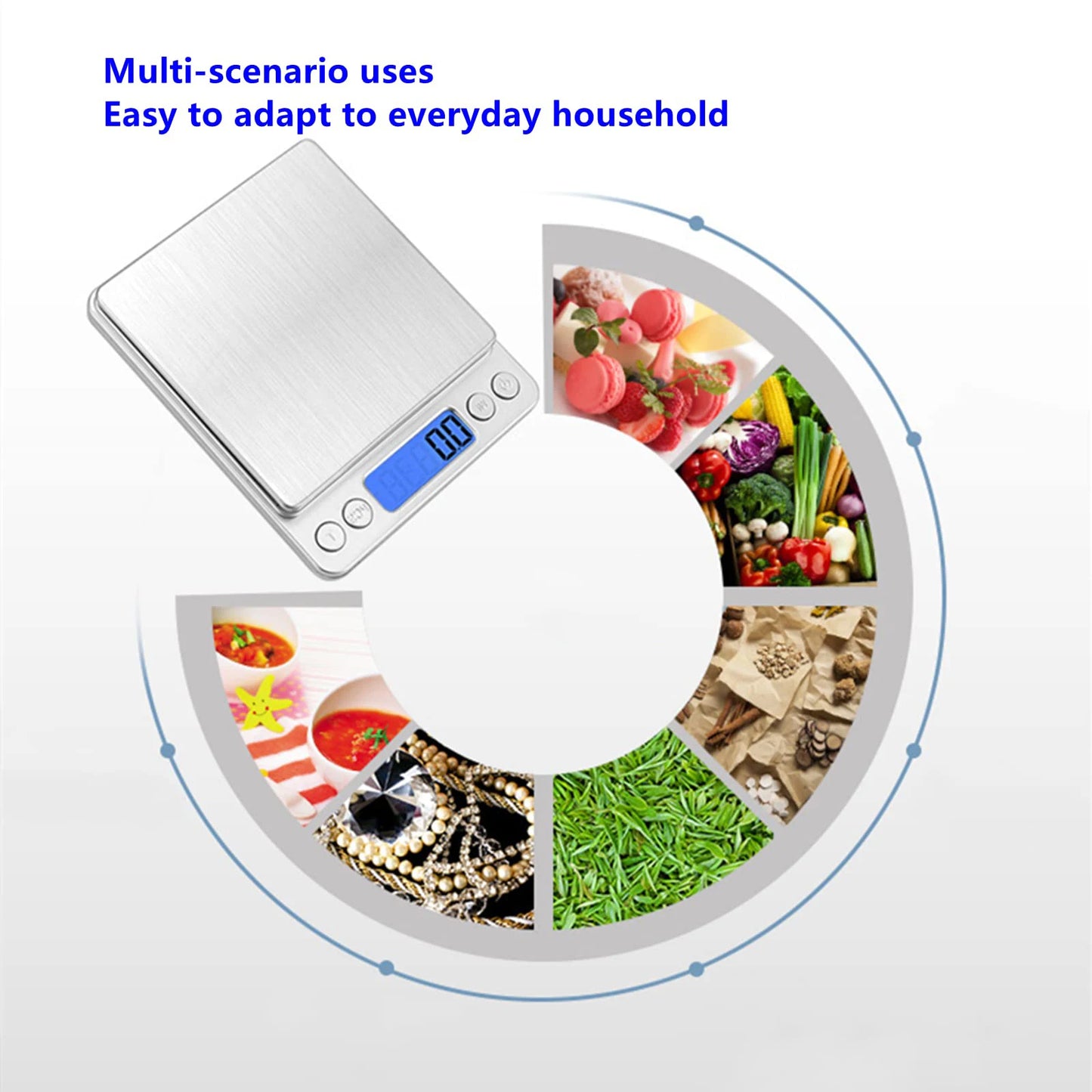 Digital Kitchen Scale 3000g — Precise & Slim