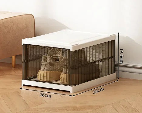 Foldable Shoe Storage Boxes — Dustproof 6-Layer Set