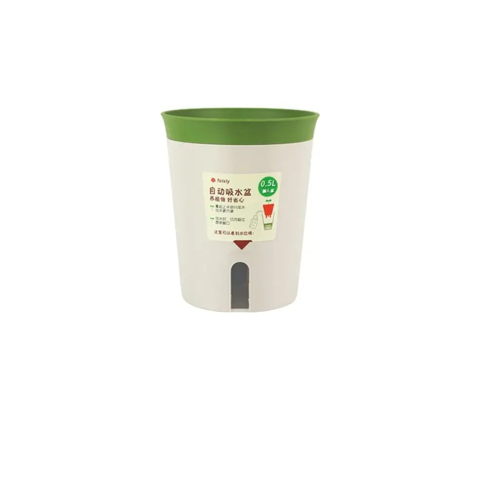 Self-Watering Planter — Lazy Hydroponic Flower Pot