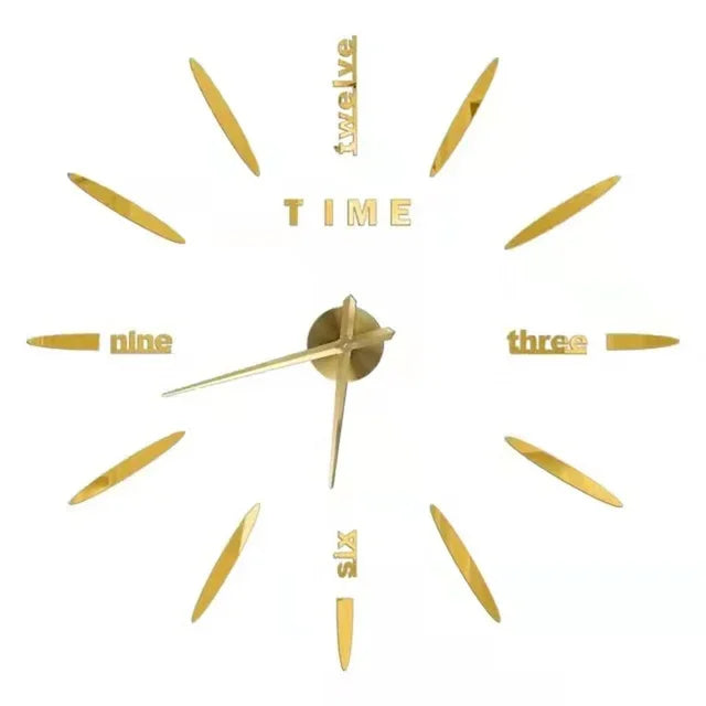 Modern Large Wall Clock — Silent & Stylish Home Decor