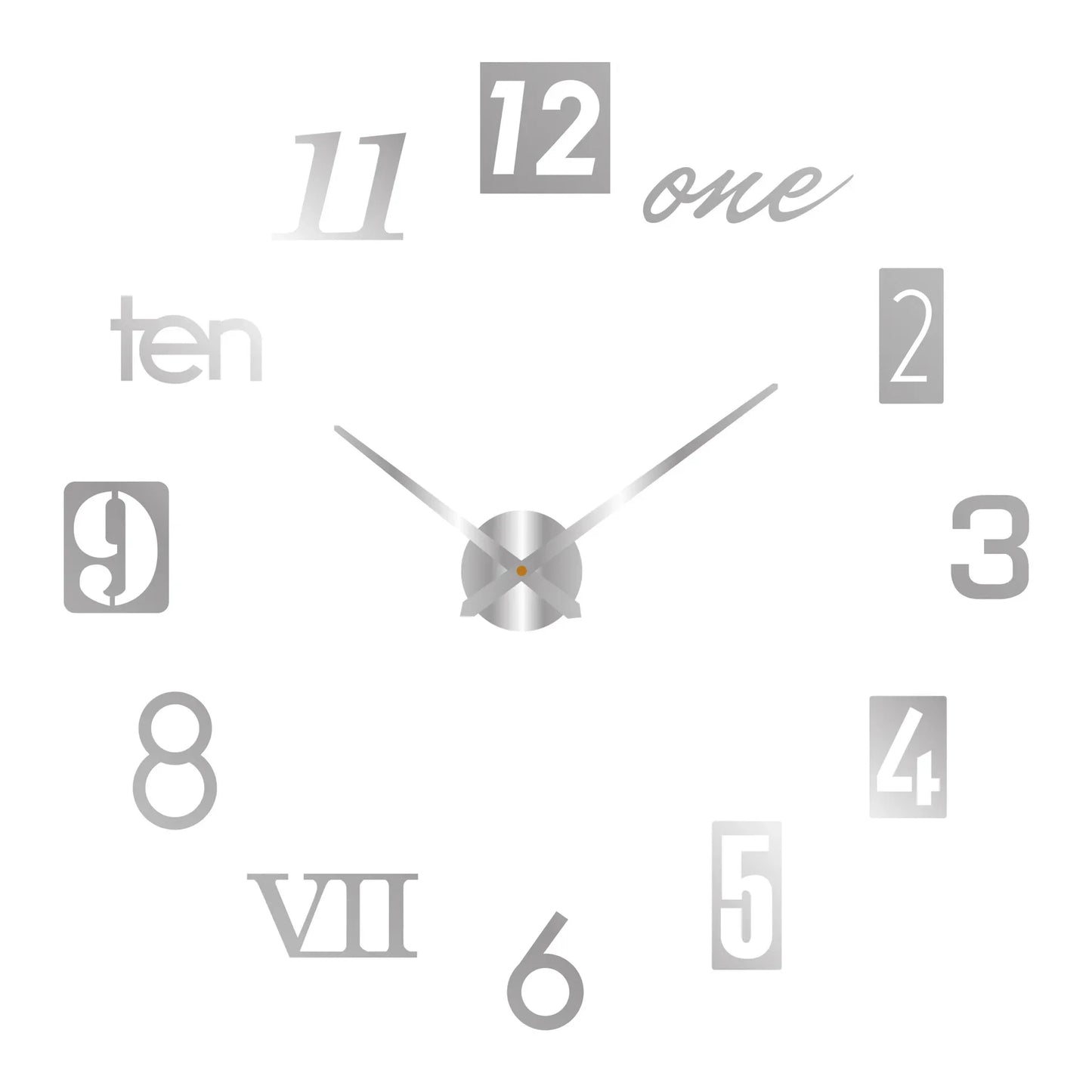 Modern Large Wall Clock — Silent & Stylish Home Decor