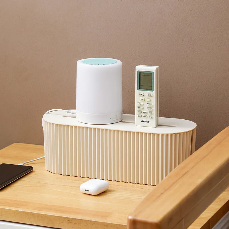 Cable Management Box — Hide Wires & Power Strips Neatly