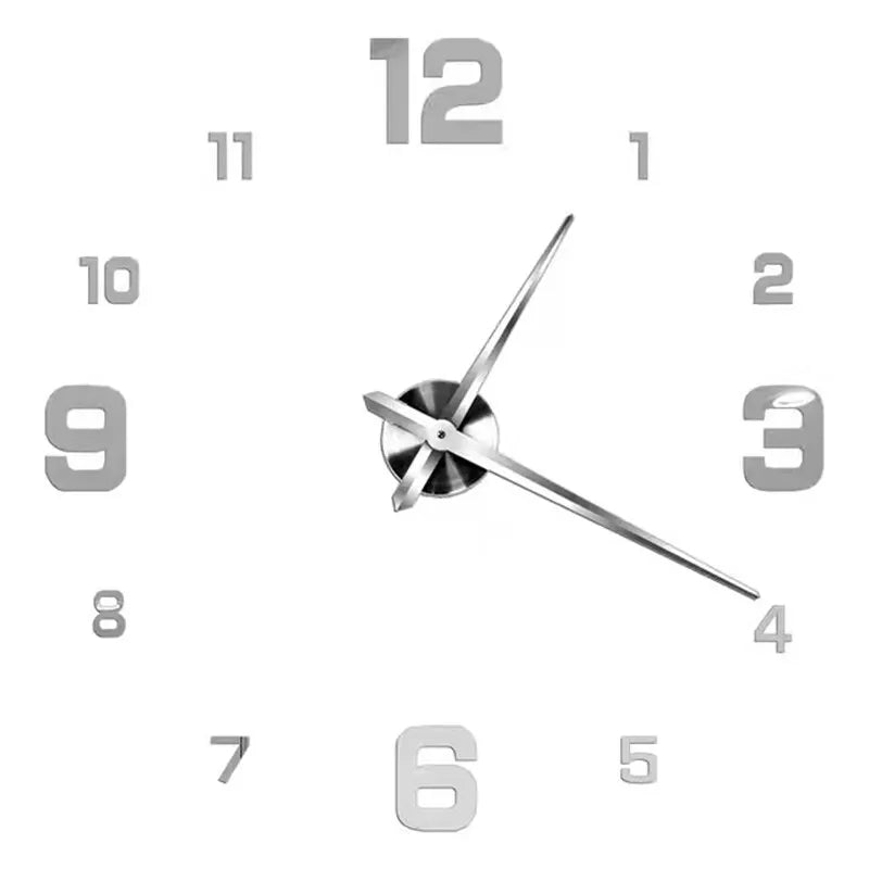 Modern Large Wall Clock — Silent & Stylish Home Decor