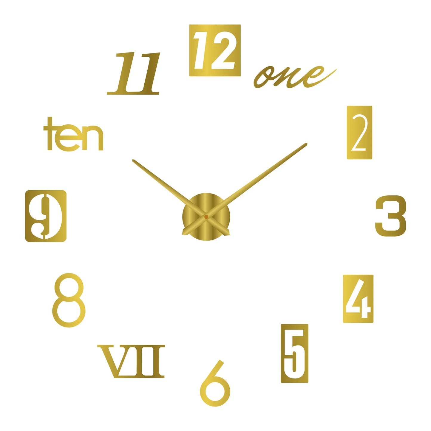 Modern Large Wall Clock — Silent & Stylish Home Decor