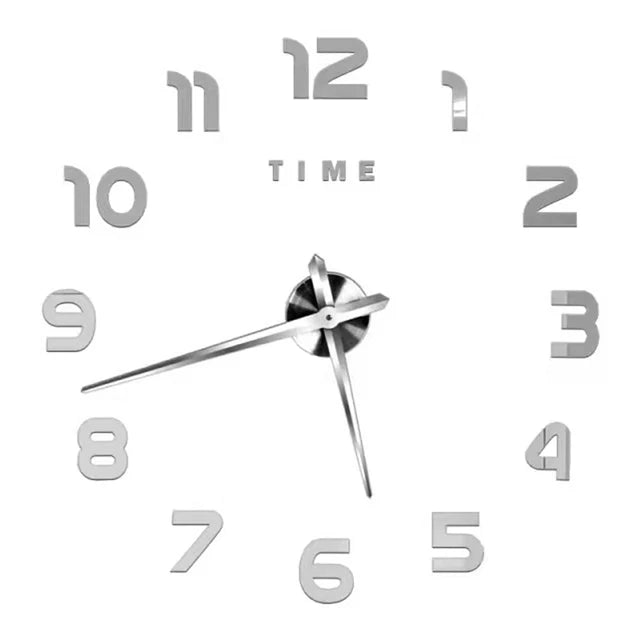 Modern Large Wall Clock — Silent & Stylish Home Decor