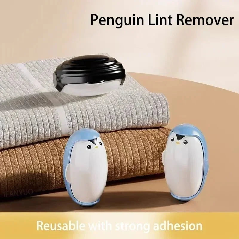 Penguin Lint Remover — Sticky Washable Roller