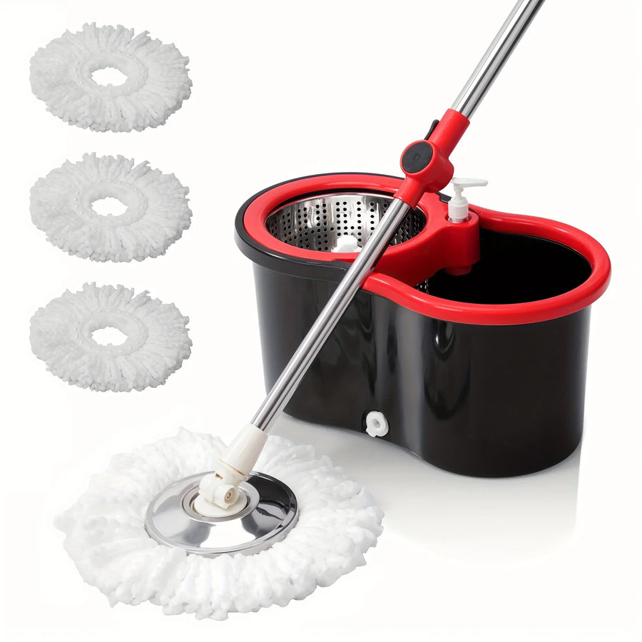 Heavy Duty Spin Mop & Bucket Set — 360° Rotating Head
