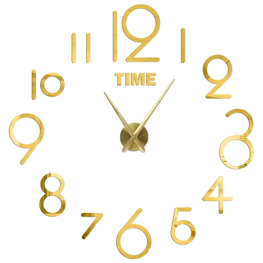 Modern Large Wall Clock — Silent & Stylish Home Decor