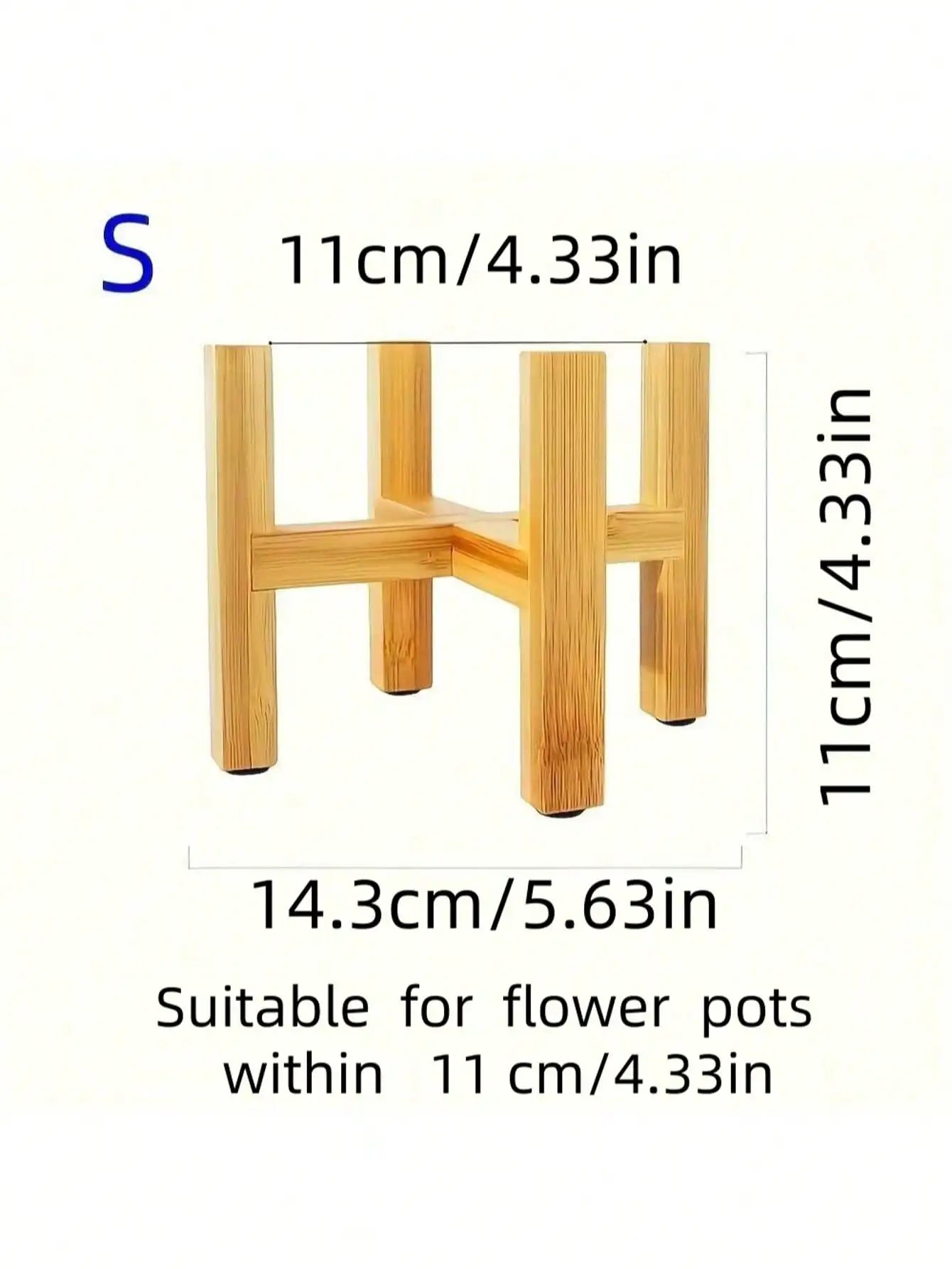 Natural Bamboo Plant Stand — Elegant Multi-Tier Display