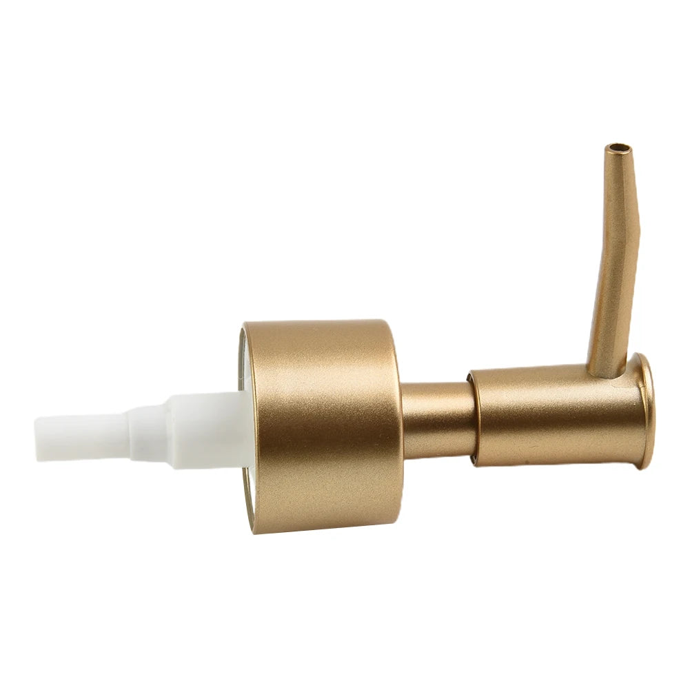 Gold Soap Dispenser Set — 28 Teeth Luxury Bathroom Accessory