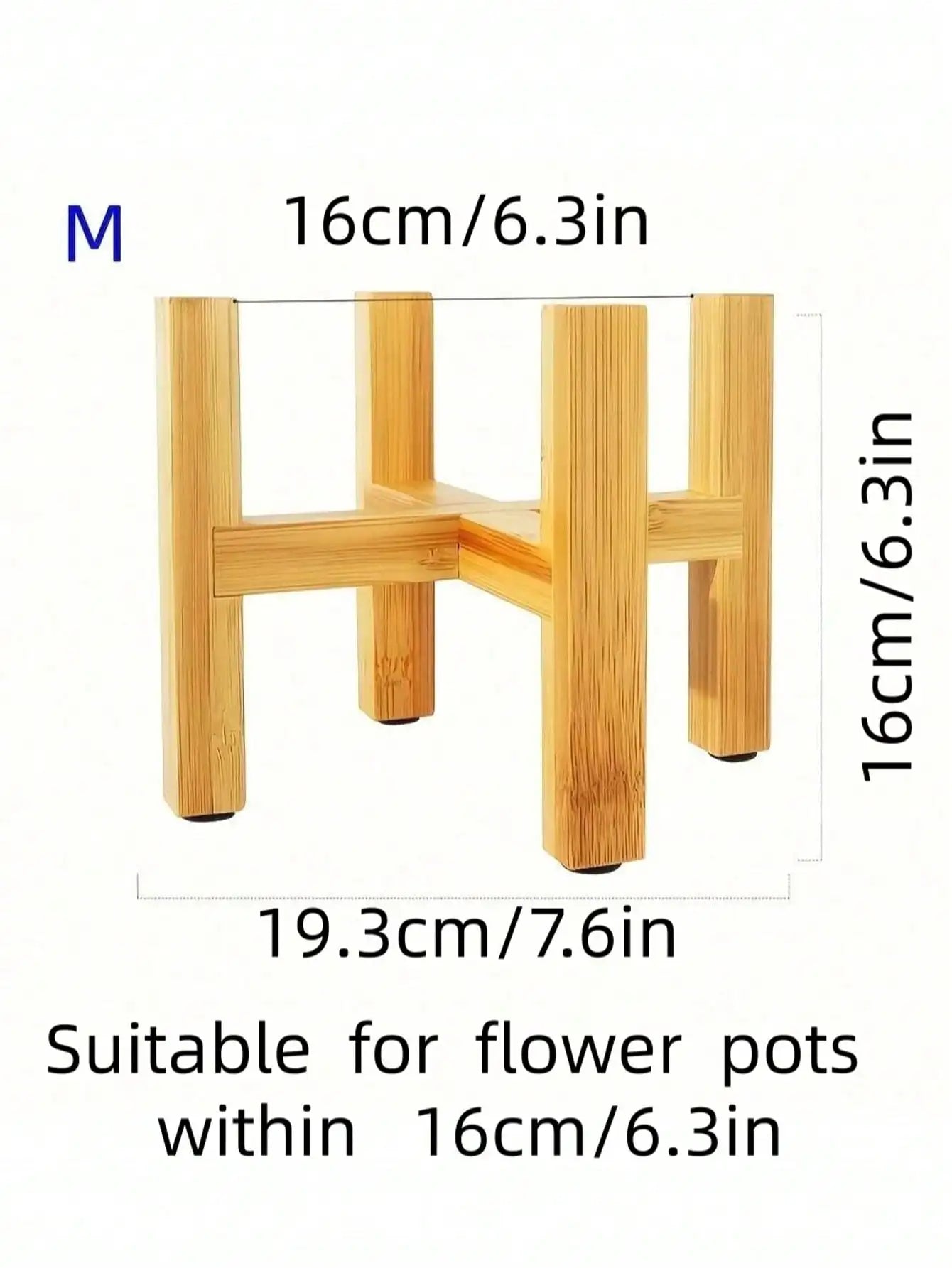 Natural Bamboo Plant Stand — Elegant Multi-Tier Display