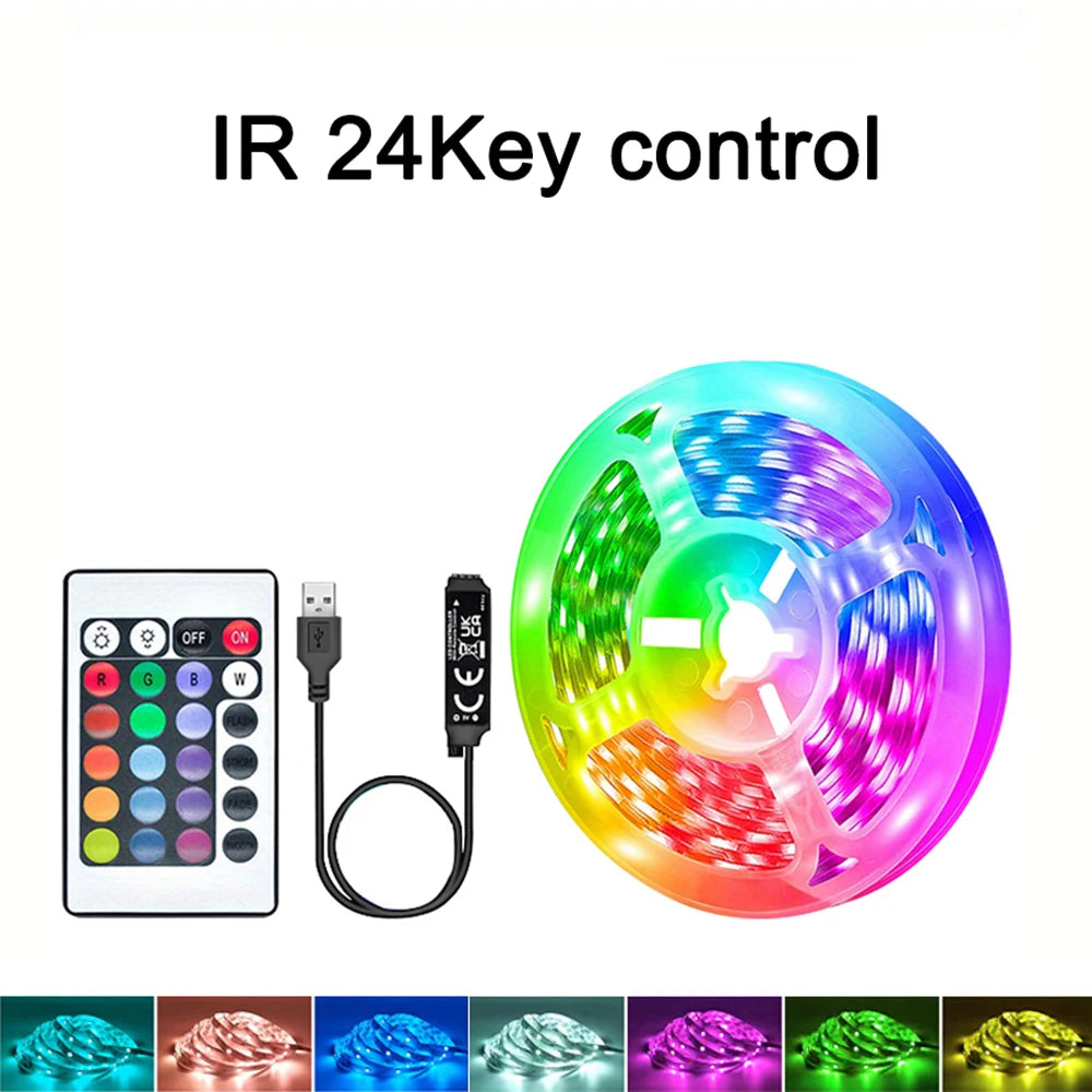 LED Strip Lights 1-40M — RGB Color Changing with Remote