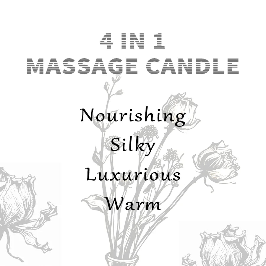 6pcs Massage Oil Candle with Essential Oil Luxury Scented Candle with Soy Wax - Warm Moisturizing Body Lotion - Nail Salon, Spa