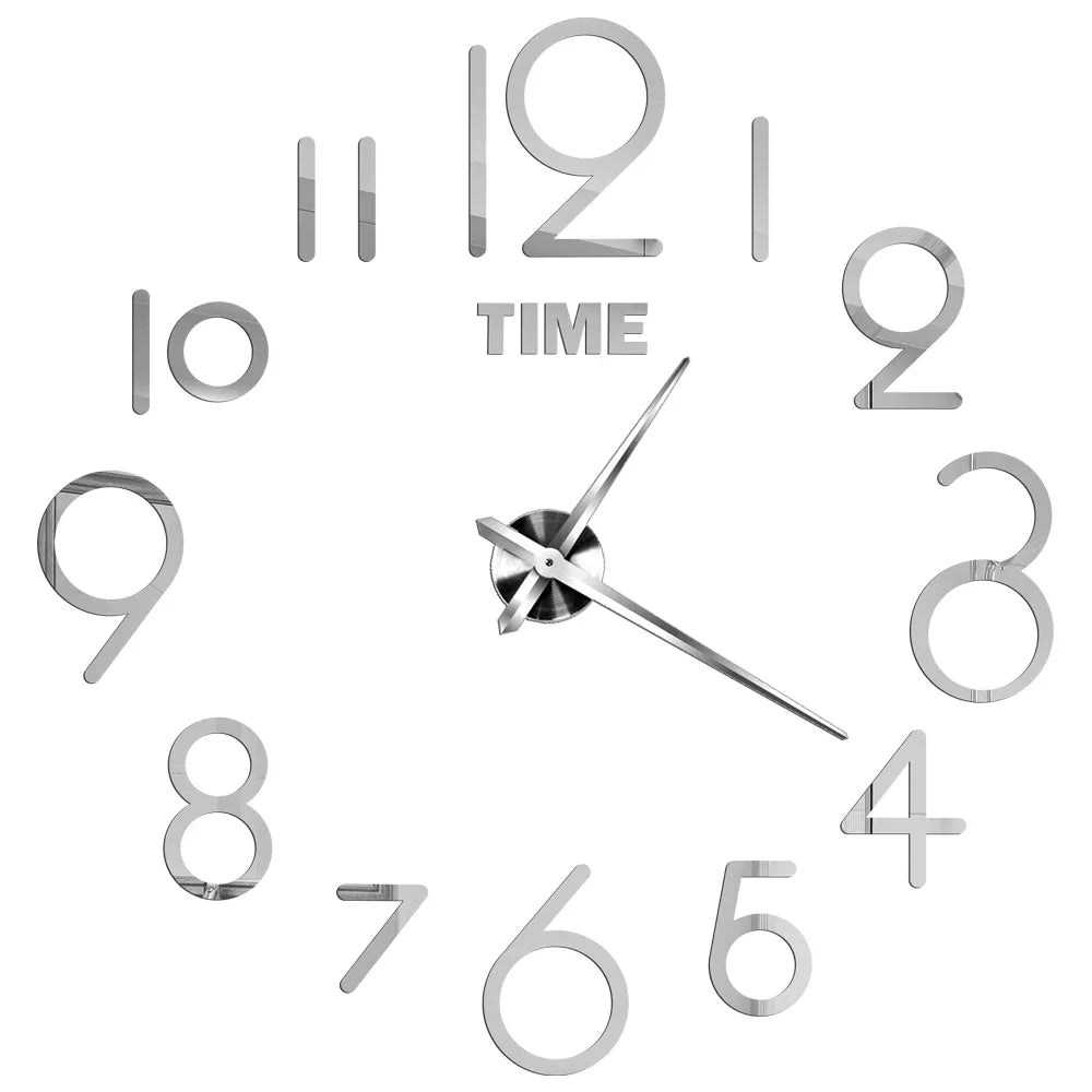 Modern Large Wall Clock — Silent & Stylish Home Decor