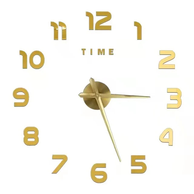 Modern Large Wall Clock — Silent & Stylish Home Decor