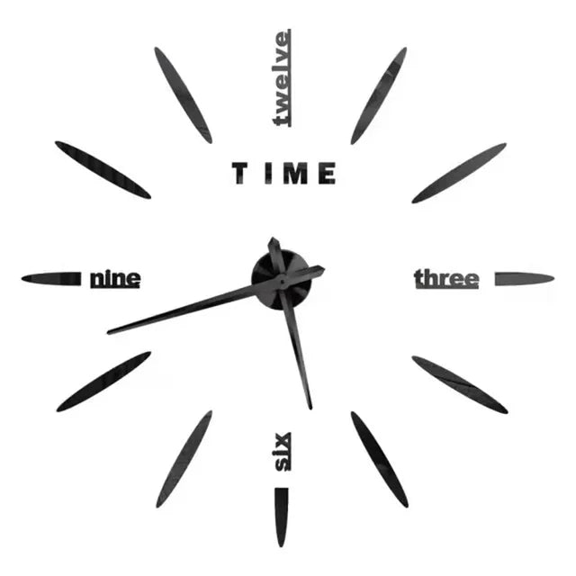 Modern Large Wall Clock — Silent & Stylish Home Decor