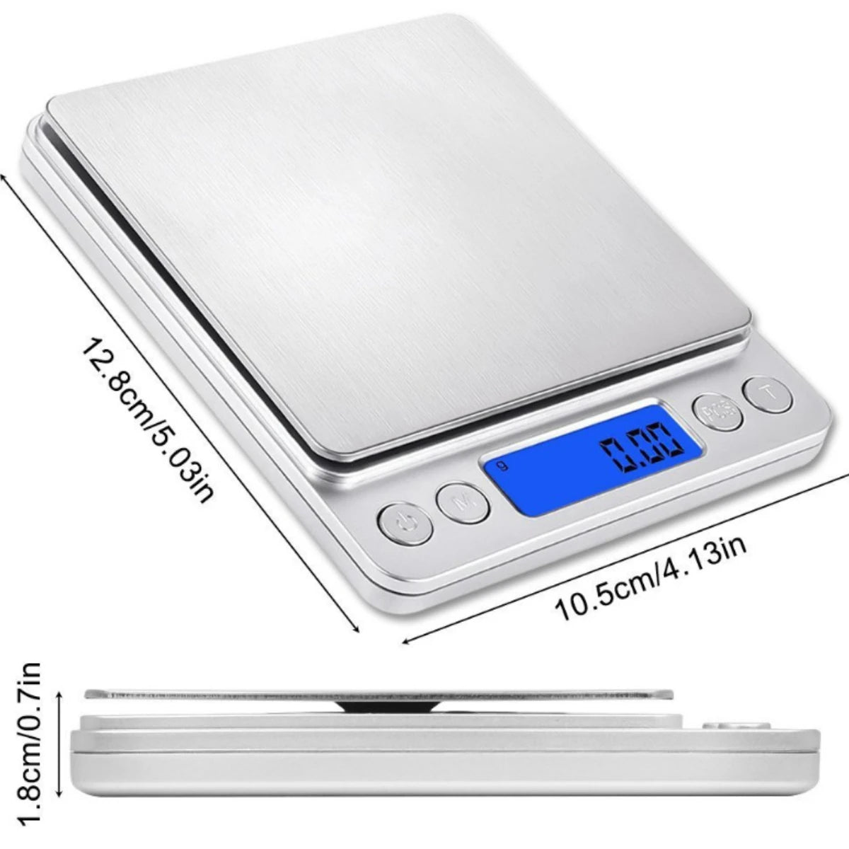 Digital Kitchen Scale 3000g — Precise & Slim